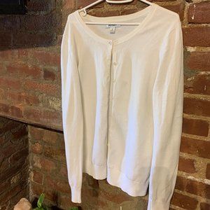 White Old Navy Cardigan